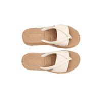 Alexis Leroy Sandali da Donna con Suola Spessa, Modello Infradito, Ideali per il Tempo Libero, le Vacanze e la Spiaggia Beige 40 EU