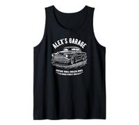 Alex's Garage Hotrod Auto Classica Personalizzata Alex Design Canotta