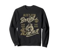 Alex's Gym Boxing MMA Design retrò per Il Nome Alex Felpa