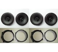 ALFA 147 KIT ALTOPARLANTI IMPACT - ANTERIORI E POSTERIORI+SUPPORTI