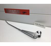 Alfa-Fiat-Lancia-Braccio Tergicristallo Inox Satinato Asta con Piega a Destra 38