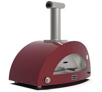 Alfa Forni Barbecue a Gas di Marca Modello Moderno 2 Pizze Forno Pizza ibrido Antique Red
