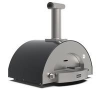 Alfa Forni Barbecue a gas Marca Modello Classico 4 Pizze ibrido Ardesia Grigio