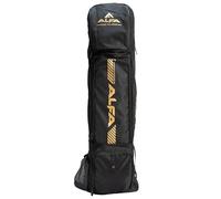 ALFA Jumbo Hockey Stick Cum Kit Bag | Black| Large |Polyester | Lightweight and Durable | Spacious Main Compartment | Comfortable Padded Straps | Ventilated Front Pockets