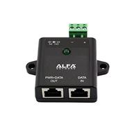 Alfa Network Convertitore industriale Gigabit PoE, Protezione contro le sovratensioni, APOE03GS