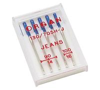 Alfa-Organ Aghi per Macchina da Cucire, Jeans nº90 Nº100, Acciaio Inox