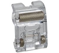 Alfa-Organ prénsatelas con Ruote per Materiali Elastici e densi, Accessorio per Macchina da Cucire, Acciaio Inox