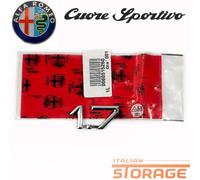 ALFA ROMEO 145 146 155 33 1.7 LOGO FREGIO SIGLA EMBLEMA NUOVO ORIGINALE 60515260