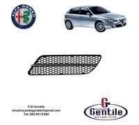 ALFA ROMEO 147 DAL 2004 GRIGLIA PARAURTI ANTERIORE SINISTRA CON PROFILO CROMATO