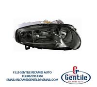 ALFA ROMEO 147 FARO PROIETTORE 2H7 - H1 REG ELETTRICA PARABOLA NERA DESTRO
