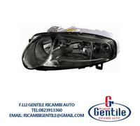 ALFA ROMEO 147 FARO PROIETTORE 2H7-H1 REG ELETTRICA PARABOLA NERA SINISTRO