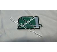 ALFA ROMEO 33 155 164 Q4 STEMMA LOGO FREGIO BAULE COFANO POSTERIORE BADGE