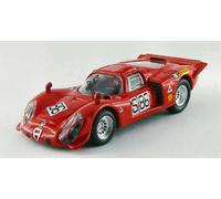 Alfa Romeo 33.2 #86 15th Nurburgring 1969 Vaccarella / De Adamich 1:43 Model