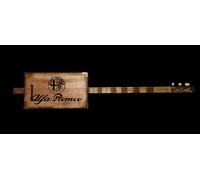 Alfa Romeo 3tpv cigar box guitar Matteacci's Made in Italy