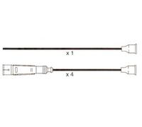 Alfa Romeo 75, 1.6, 1.8, Originale Formula Power 10mm Prestazioni Gara Cavo Set