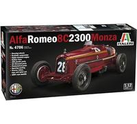 MODELLINO AUTO STATICO ITALERI ALFA ROMEO F1 8C NUVOLARI MONACO GP 1932 1/12