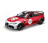 Alfa Romeo Giulia GTAm Modello In Scala 1:18 Met Rosso