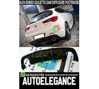 ALFA ROMEO GIULIETTA SOTTO PARAURTI DAM DIFFUSORE DOPPIO SCARICO ABS / PLASTIC