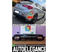 ALFA ROMEO GIULIETTA SOTTO PARAURTI DAM DIFFUSORE DOPPIO SCARICO QUADRIFOGLIO 04