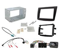 Alfa Romeo Kit 2 DIN Doppio MiTo dal 2014 Uconnect NERO comandi volante UNI