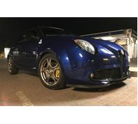 ALFA ROMEO MITO LAMA SOTTOPARAURTI SPLITTER ORIGINALE SAMURAI NERO OPACO