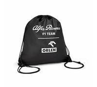 Alfa Romeo Racing Borsa con coulisse F1, nero, Taglia unica, classico