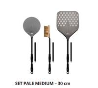 ALFA Set 3pz. Pale medio , Pala 30cm, Palino, Spazzola, manici e prolunghe