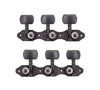 ALFAAL 1 coppia 1:18 Black Classical Guitar Tuners Machine Tuning Chiave PEGS per chitarra classica