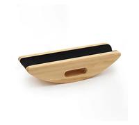 ALFAAL 1 Pezzo per Chitarra Basso Poggiacollo Caul Semicircolare Staffa in Legno Supporto per Collo Chitarra Traforo Foderato in Sughero260 X70x63mm