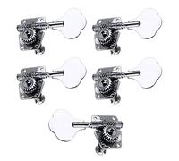 ALFAAL 1 Pz. Sono Partiti & 4 Pz. Giusto Bass Tuner Peg Compatibile Per Chitarra Tuning Pegs Per Accessori Per Chitarra Ricambi Per Chitarra (Color : 1 left and 4 right)