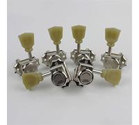 ALFAAL 1 Set 3r3l. Stringatura di Bloccaggio Vintage Deluxe Guitar Electric Guitar Machine Teste Sintonizzatori Nichel/Cromato Tuning Pegs (Color : Nickel)