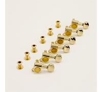 ALFAAL 1 Set 6 Rapporto Per Chitarra Elettrica In Linea 1:15 Guitar Machine Teste Sintonizzatori Chrome (Color : Gold)