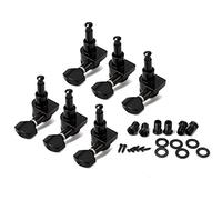 ALFAAL 1 Set 6L Chiuso Chitars Chiuso Tuning PEGS Sintonizzatori A Sinistra Nero