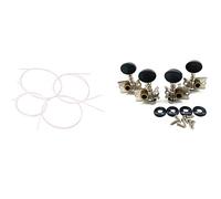 ALFAAL 1 Set Bianco Nylon Ukulele String Set 1 PCS Tuning PEGS Sintonizzatori Machine Teste 2R 2L