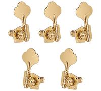 ALFAAL 1 Set Di 5 PZ GOLD ORO APERTO 5 Strings Bass Chitarra Sintonizzazione Per Chitarra Sintonizzatori Machine Teste (Color : 4)