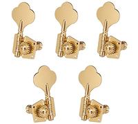 ALFAAL 1 Set Di 5 PZ GOLD ORO APERTO 5 Strings Bass Chitarra Sintonizzazione Per Chitarra Sintonizzatori Machine Teste (Color : 3)