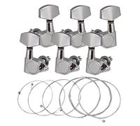 ALFAAL 1 Set Guitar String + 3R 3l. Sintonizzatori Di Puntini Di Sintonizzazione Chiusa Chiusa Per Lo Strumento Musicale Accessorio Per Chitarra Elettrica