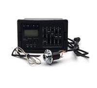 ALFAAL 10 Pz 5 Bande Chitarra Acustica Preamplificatore EQ Equalizzatore Amplificatore per Chitarra Acustica Classica Miscela Digitale Sintonizzatore Piezo Pickup (Color : with Endpin Cover)