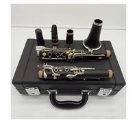 ALFAAL 17 Tasti Bachelite A Clarinetti Chiavi Placcati in Argento con Cassa Clarinetti