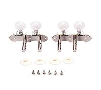 ALFAAL 1R1L. Pulsante Di Chitarra Pulsante Stringa Sintonizzatore PEG Set Con Viti Guarnizioni Per Scatola Di Sigaro A 4 Corde Ukulele