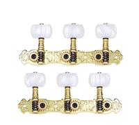 ALFAAL 2 Pezzi (L&R Classical Tuning Tuning PEG Bronze PlatedMachine Heads 1: 16 Knobs Keys Tuning Keys (Color : Gold Plated)