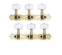 ALFAAL 2 Pezzi (L&R) Meccaniche Per Chitarra Classica Tuning Peg Per Chitarra Acustica 1: 16 Chiavi Per Accordatura Manopole (Color : Gold Plated)