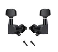 ALFAAL 2 Pz 1L1R. Tasti Di Sintonizzazione Sigillata PIGS Acoustic Guitar Machine Teste Sintonizzatori Nero
