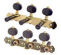 ALFAAL 2 Pz. (L & R Acoustic Classical Guitar Tuning Keys Pygs String Sintonizzatori 3 + 3 Teste Della Macchina