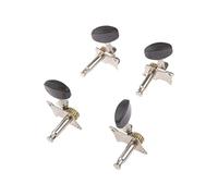 ALFAAL 2L 2R. Tuner Nero Ukulele Testa Della Macchina W/Vite Da Ghiera Per 4 Corde Sintonizzazione Per Chitarra Vite Per Ferrume PEG