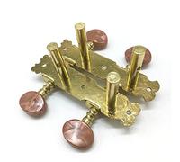 ALFAAL 2pcs (L E R) Classical Guitar Machine Testa Testine Tuning Tasti PEGS String Sintonizzatori (2pcs, 2-A-A-plate)