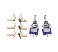 ALFAAL 2X Classic Guitar String String Tuning Punters Sintonizzatori A 6 Pin SPDT ON/OFF/ON Mini Convertitore Mini Toggle