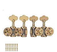ALFAAL 3/4 4/4 Contrabbasso Sintonizzatori Meccanici Testa A Macchina Ottone Acciaio Montante Bass Tuning Pioli