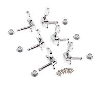 ALFAAL 3 Set Semiclosted Guitar String String Tuning Pygs Sintonizzatori Machine Teste Di Macchina - 3L + 3R