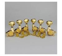 ALFAAL 3R3L. Macchina per Chitarra Testa 1:21 Sintonizzazione Sigillata Tuning Pings Sintonizzatori Set Sostituzione per Chitarre Elettriche Gold